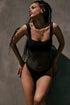 Sarda Holt Swimsuit Boat Neck Padded